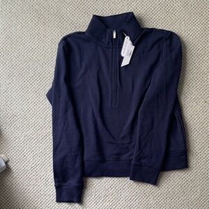 Travis Mathew Dark Blue Zip-Up Jacket woman’s cloud half zip